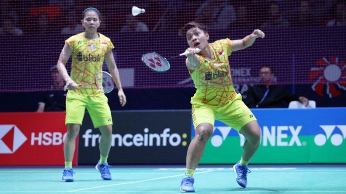 Greysiaa Polii/Apriyani, sang juara bertahan melaju ke perempat final IGambar : Tribun