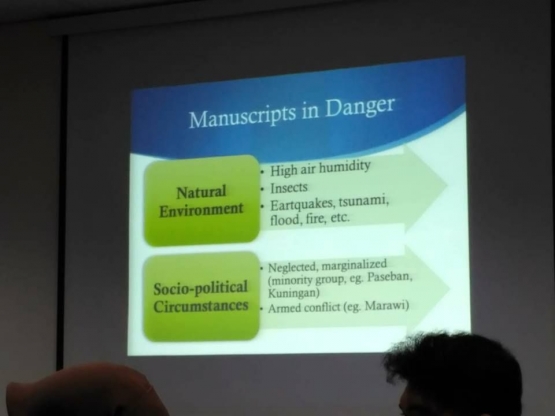 Manuskrip danger yang menyebabkan rusak atau hilangnya manuskrip