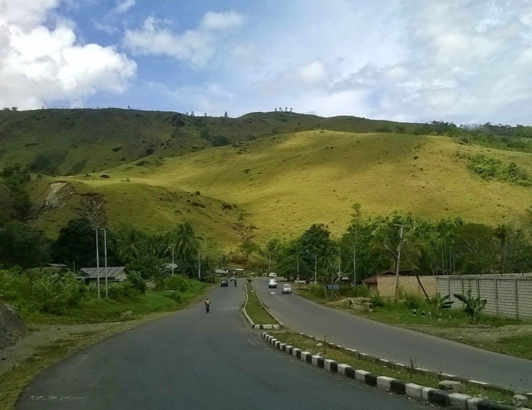 pemandangan di Distrik Waena (dok.pribadi)