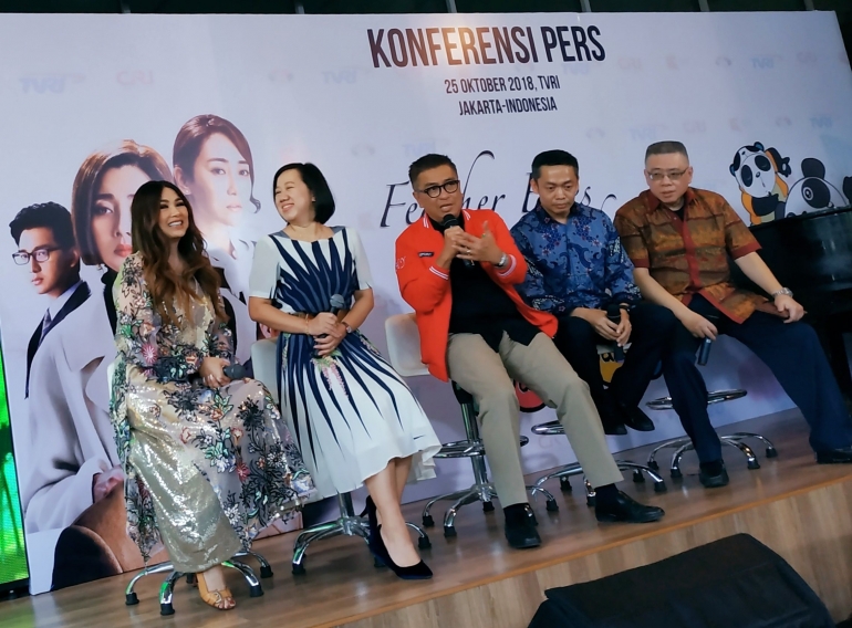Dokpri (konferensi Pers di Senayan, TVRI tgl 25 Okt. 2018)
