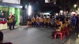 Pelantikan dan Pengukuhan Para Ketua RT di RW.006 Kelurahan Jembatan Lima, Jumat (26/10/2018) malam.Dokumentasi pribadi