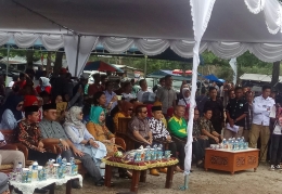 Para pejabat di Bangka Belitung hadir dalam Belitung Karang Lintang Festival 2018 (dokpri) 