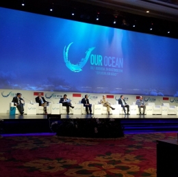Pemimpin dunia, pemangku kepentingan, LSM, dan NGO berkumpul dalam OOC 2018. (twitter.com/ourocean2018)