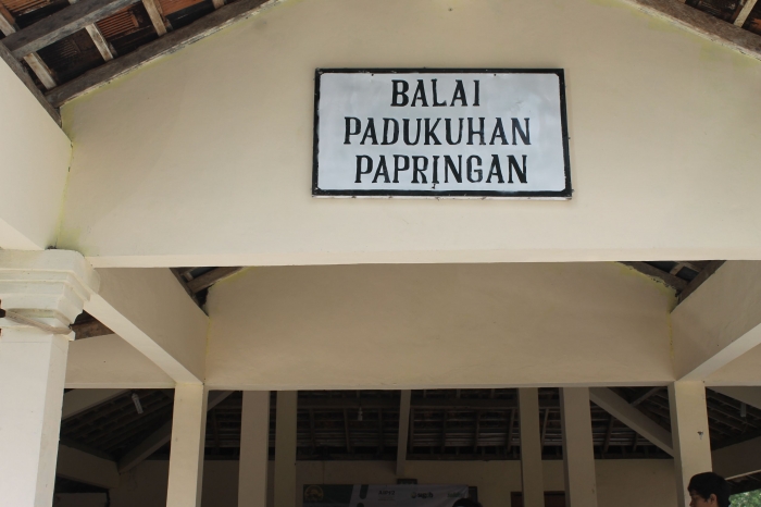 Balai Desa Papringan (Foto: Ko In)