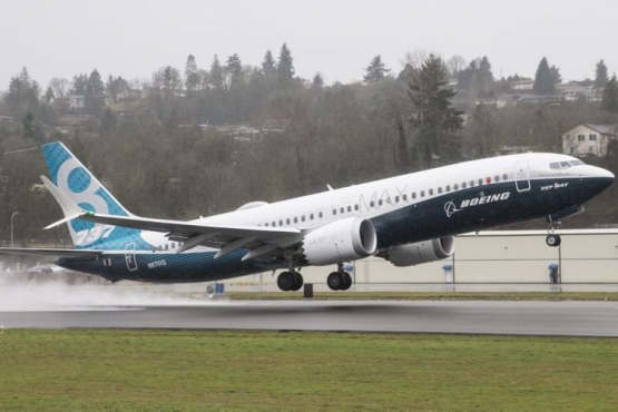 Boeing 737 MAX 8 dalam penerbangan perdana (Istimewa)