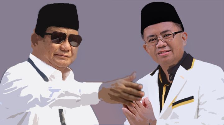 Prabowo Subianto dan Sohibul Iman [Diolah dari Kompas.com dan PKS.id]
