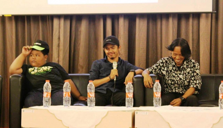 FIki, Bang Ijal, dan Bang Joker berbagi cerita tentang suksesnya BangIjal TV (Foto: Istimewa)