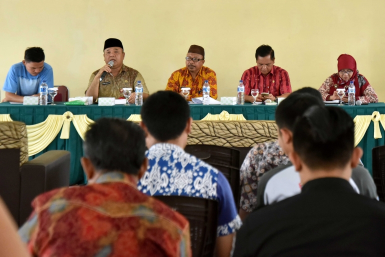 Rapat pemantapan pelaksanaan seleksi CPNS di kabupaten Bangka (Dian F /Humas Bangka) 