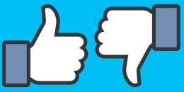 Facebook Like and Dislike Icon - Ilustrasi: cosmopolitan.com