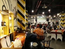Suasana Talkshow di Private Bar, Hotel Atria Malang (28/10/2018)/Dok. Pribadi 