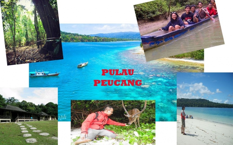 Deskripsi : Rindu kembali ke Pulau Peucang untuk ketiga kalinya I Sumber Foto : Olah digital dokpri
