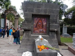 Makam Diego Rivera, pelukis terkenal Meksiko (dokpri)