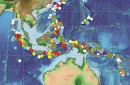 tsunami source in Indonesia