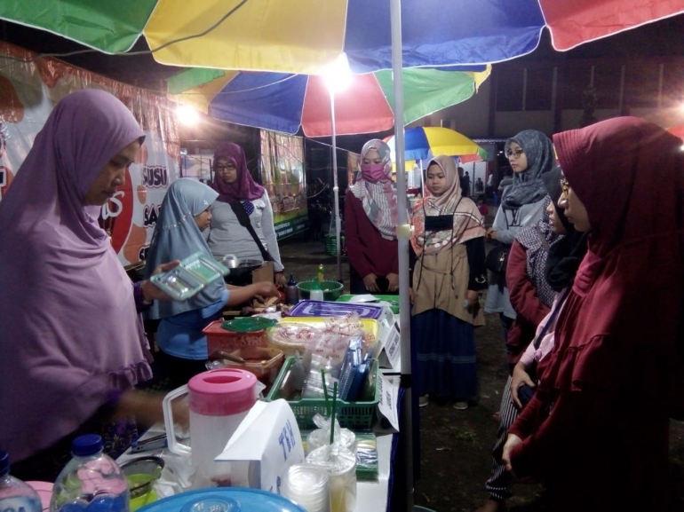 Stand Omah Jamur Vins Aulia di Event Tampol Night Market