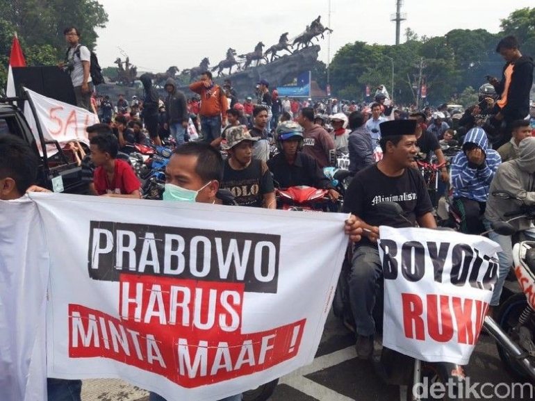 Demo Anti Prabowo di Boyolali/Detik.com