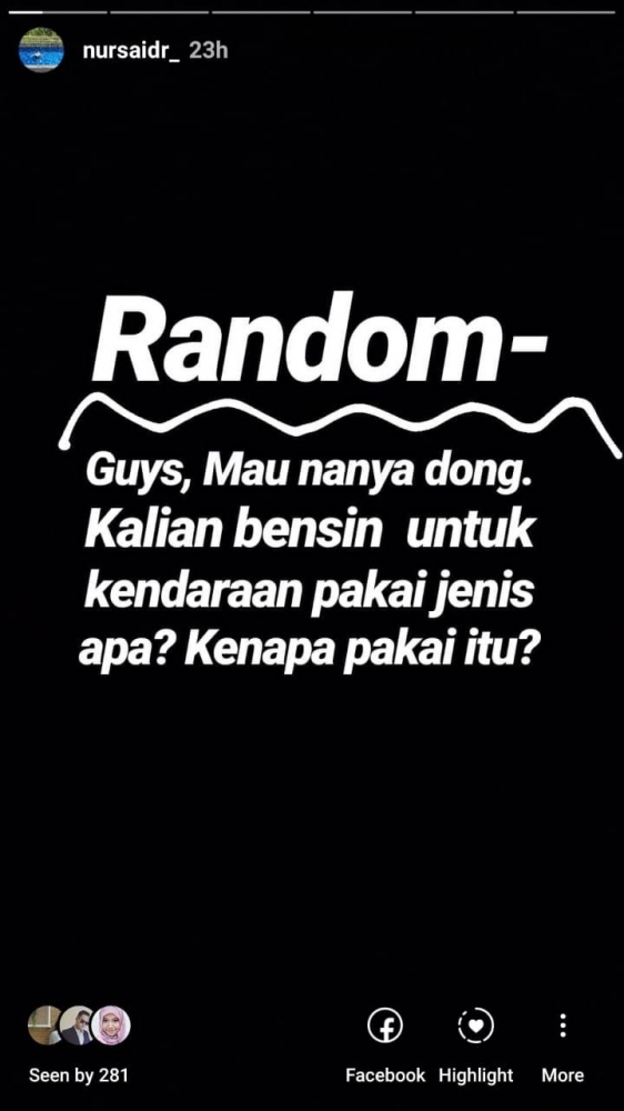 instastory instagram pribadi @nursaidr_