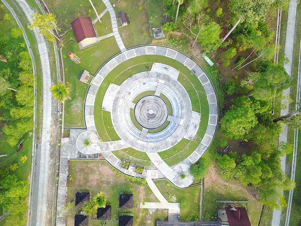 Kebun raya Balikpapan dari atas (dok.pri)