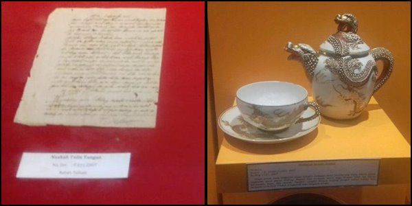 Koleksi naskah (kiri) dan keramik (kanan)/Dokpri