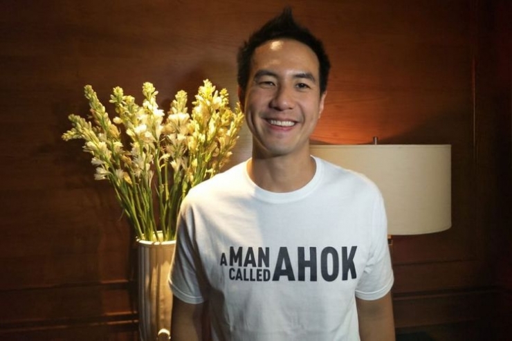 Daniel Mananta saat ditemui KOMPAS.com usai jumpa pers peluncuran teaser Film A Man Called Ahok di Metropolle XXI, Jakarta Pusat, Rabu (6/9/2018). (KOMPAS.com/IRA GITA)