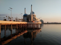 Senja dari Masjid Amirul Mukminin (dok.pri)