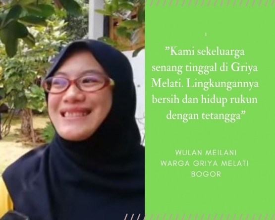 Testimoni salah seorang warga Griya Melati