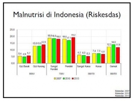 Malnutrisi di Indonesia (Sumber data Kemenkes RI)