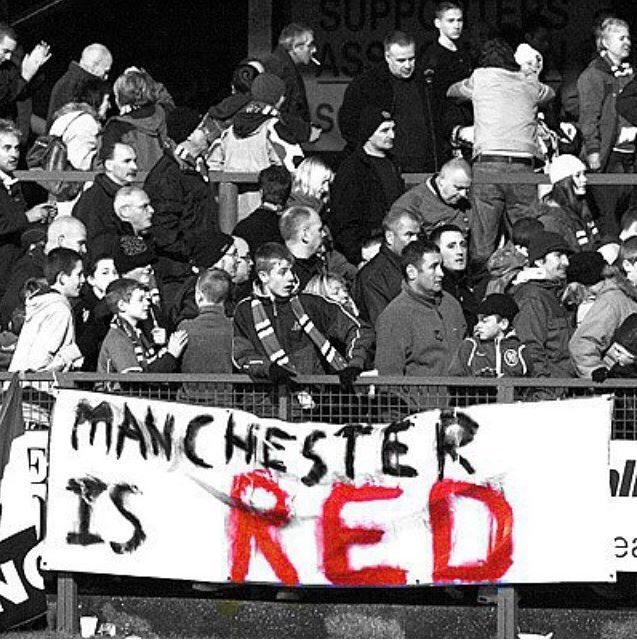 Manchester is Red | pinterest.com/theclaymore75