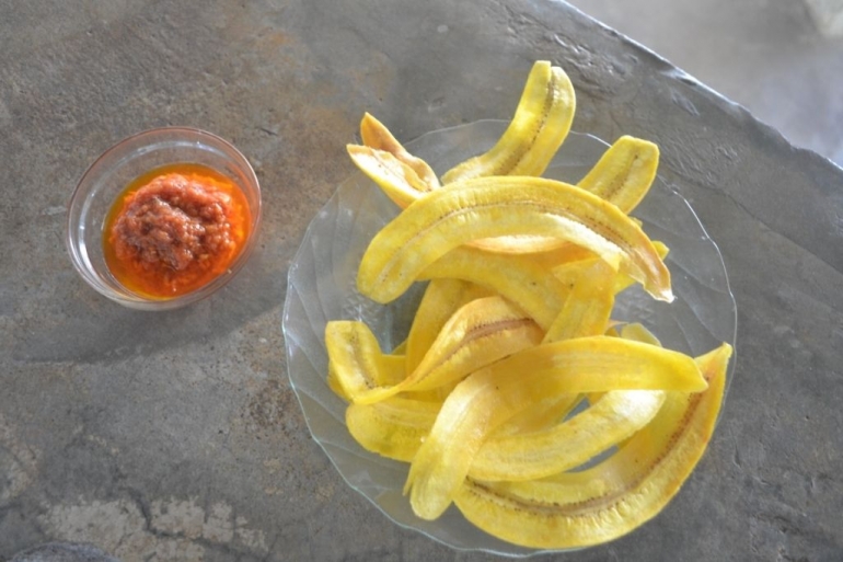 Namanya lucu, ya! Pisang Goreng Mulut Bebek hehe. Foto milik pribadi.