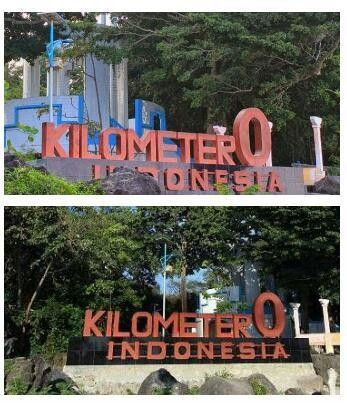 Tugu Nol Kilometer (2016), menjadi salah satu icon kota Sabang Pulau Weh, (dok pri).