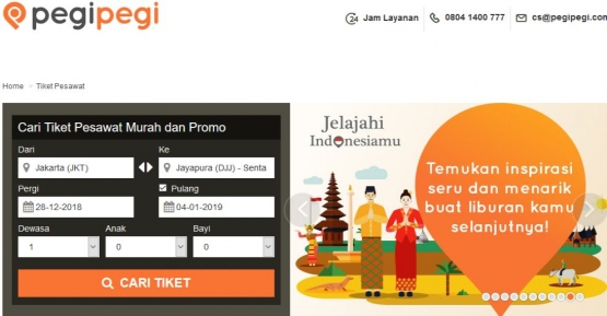 Jangan lewatkan promo menarik dari Pegipegi. (foto: www.pegipegi.com)