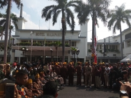 Salah satu rangkaian acara dalam Parade Surabaya Juang (Dok. Pribadi)