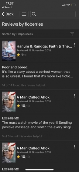 Reviewer dadakan di IMDB yg memberi rating tidak wajar (dok IMDb)