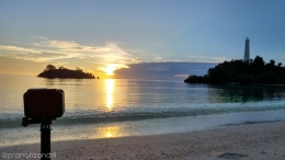 Timelapse matahari terbit di Pantai Pasir Labengki Kecil - Dokpri