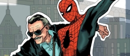 Stan Lee dan Spider-Man (via Marvel)
