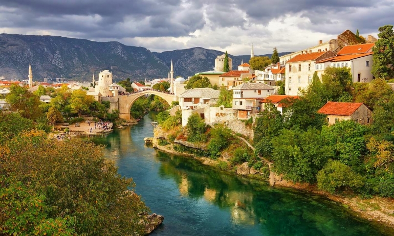 Stari Most Jembatan Tua Mostar (dokumentasi pribadi)