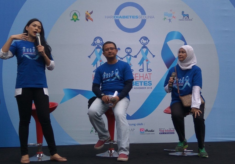 Talkshow diabetes pada anak dengan dokter IDAI (dok.windhu)