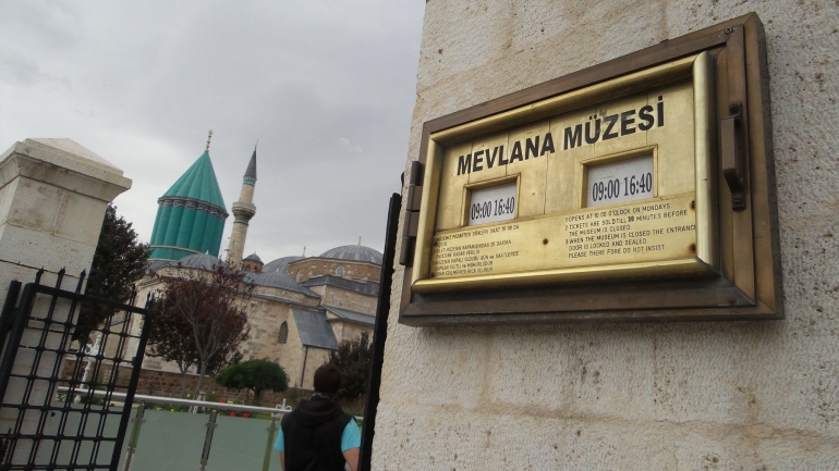 plang nama museum Mevlana (dok.Judy)