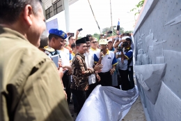 Persmian relief perjuangan pembentukan Provinsi Kepuluan Bangka Belitung (Dian F/Humas Bangka) 