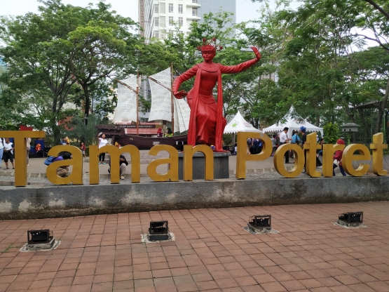 Taman Potret yang asik buat nongkrong kekinian (Sumber: dokpri)