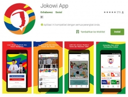 Jokowi App/Google PlayStore