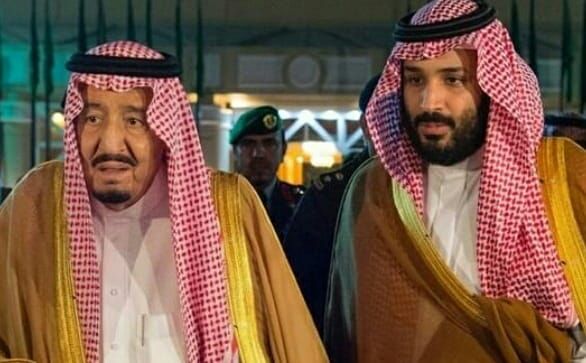 Raja Salman dan Putra Mahkota (dok.mee.net)