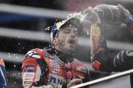 Dovizioso, menutup musim MotoGP 2018 dengan manis (dok.MotoGP)