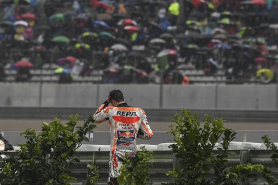 Marquez gagal finis (dok.MotoGP)