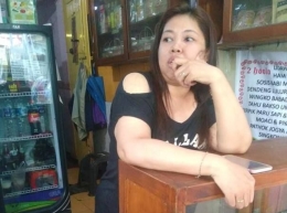 Cik Lany, inisiator nasi bungkus gratis di Salatiga (foto: dok pri)