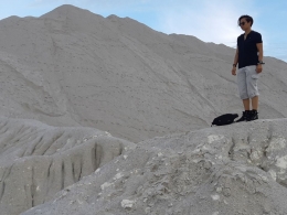 Foto ala gurun sahara di danau kaolin