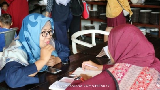 Saat kosultasi gizi untuk anak yang lahir prematur (dok. pribadi)