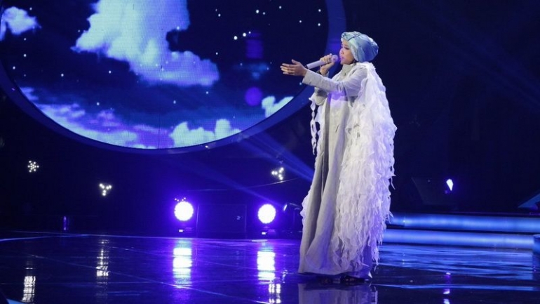 Penampilan Ayu Putrisundari di Indonesia Idol 2018 - foto: celebrity.okezone.com