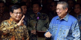 Prabowo dan SBY. (Foto: liputan6.com/johan tallo)