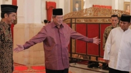 SBY adalah pemilik catatan dua kali menang Pilpres, dan memang pantas diperhitungkan siapa saja - Foto: Pos Kupang