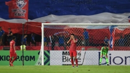 Timnas Indonesia harus mengubur impian di Piala AFF 2018 I Gambar : ANTARA
